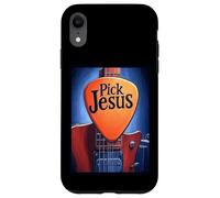 Pick Jesus Guitarra Músico Carcasa para iPhone XR