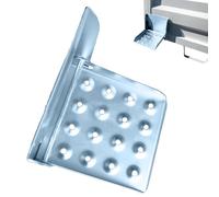 Pick-up de paso de camión antideslizante - Escalera de parachoques plegable resistente | Herramientas AB Gran paso plegable 19cm x 17cm para remolque de camiones Horsebox SUV Tractor durabll