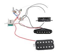 Pick-up Overwound Dual Coil Humbucker con estilo abierto, conjunto de recogida de guitarra eléctrica de alto volumen, configuración de cableado multielemento, paquete de accesorios