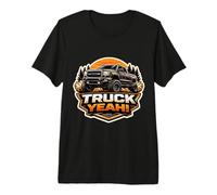Pick Up Truck Sí Propietario Amante Juego de Palabras Juego de Palabras Cita Divertida Broma Camiseta Premium