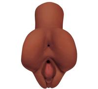 Pick Your Pleasure Stroker Ano y Vagina Marrón