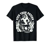 Pick Your Poison Pin Up Devil Woman - Flash de tatuaje tradicional Camiseta