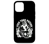 Pick Your Poison Pin Up Devil Woman - Flash de Tatuaje Tradicional Carcasa para iPhone 12/12 Pro