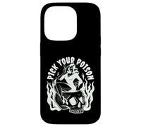 Pick Your Poison Pin Up Devil Woman - Flash de Tatuaje Tradicional Carcasa para iPhone 14 Pro
