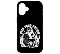 Pick Your Poison Pin Up Devil Woman - Flash de Tatuaje Tradicional Carcasa para iPhone 16