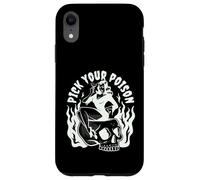 Pick Your Poison Pin Up Devil Woman - Flash de Tatuaje Tradicional Carcasa para iPhone XR