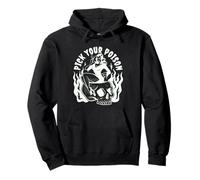 Pick Your Poison Pin Up Devil Woman - Flash de Tatuaje Tradicional Sudadera con Capucha