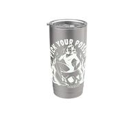 Pick Your Poison Pin Up Devil Woman - Flash de tatuaje tradicional Vaso térmico de acero inoxidable de doble pared