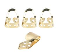 Pickal de Dedo Picks Dinger Picks de Dedo de Metal Hollow 3pcs Índice de Dedo 1pc Pulgar Banjo Guitarra u Piezas y Descubre Ulti las Nuestras Elecciones para Guitarristas profesionales. (GOLD)