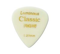 Pickboy Púa vintage, luminosa, celulosa, 1,20 mm, 10 púas