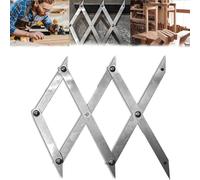 Picket Master Pro 3 Point Center Finder For Precise Measurements,Stainless Steel Center Finder Kit,Equidistant Measuring, Marking, Layout Tool,Woodworking,Mechanical Maintenance,Diy Applicable (1pcs)