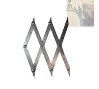 Picket Master Pro 3 Point Center Finder para mediciones precisas, Herramienta de búsqueda de centros de Acero Inoxidable, medición equidistante, para soldar y carpintería 1pc