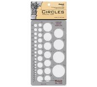 Pickett Circles - Plantilla para círculos, tamaño de rango de 1/16 a 1-3/8 pulgadas (1200I)