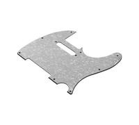 Pickguard 3 Capas para Guitarra El ctrica Compatible con Humbuckers y Single Coil Incluye Pel cula Protectora Superior y Agujeros Precisos para Puente y Pickup Perla Blanca