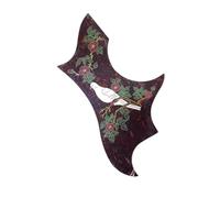 Pickguard Backplate Set Golpeadores de guitarra Protectores antirayaduras para guitarra acústica Golpeadores autoadhesivos(L)