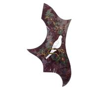 Pickguard Backplate Set Golpeadores de guitarra Protectores antirayaduras para guitarra acústica Golpeadores autoadhesivos(R)