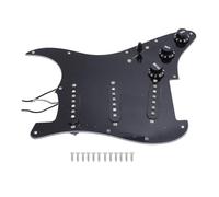 Pickguard Cargado de SSS, Juego de Camioneta de una Sola Bobina, Instalación Fácil, 3 Capas de 11 Hoyos para Guitarra Eléctrica ST, Pickguard Cargado con Juego de Pastillas de