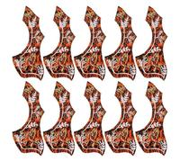 Pickguard de guitarra acústica, Pick Guards Guitarra acústica,10 piezas Guardias de selección de guitarra PVC - Suministros de instrumentos musicales anti-scratch para mujeres, hombres, adultos