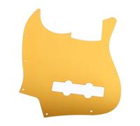 Pickguard de guitarra eléctrica de mtlavismo Pickguard de aleación de aluminio duradero para guitarras eléctricas y bajos de jazz agrega una protección única de aspecto y sonido (Orange Gold)