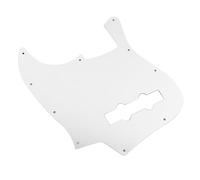 Pickguard de guitarra eléctrica de mtlavismo Pickguard de aleación de aluminio duradero para guitarras eléctricas y bajos de jazz agrega una protección única de aspecto y sonido (Silver)