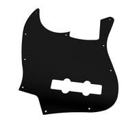 Pickguard de guitarra eléctrica de mtlavismo Pickguard de aleación de aluminio duradero para guitarras eléctricas y bajos de jazz agrega una protección única de aspecto y sonido (Black)