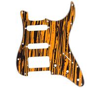 Pickguard de guitarra eléctrico 3layers Aluminium para accesorios de instrumentos musicales (GSSH50 Amarillo-negro)