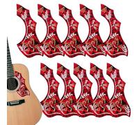 Pickguard de guitarra, Guardias de selección de guitarra eléctrica,10 piezas Guardia de polvo de diapasón de guitarra PVC - Accesorios de graves anti-jóvenes para jóvenes profesionales, principiantes,