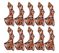 Pickguard de guitarra, Guardias de selección de guitarra eléctrica - 10 piezas Guardia de selección de guitarra acústica de PVC,Accesorios de graves anti-jóvenes para jóvenes profesionales, principian