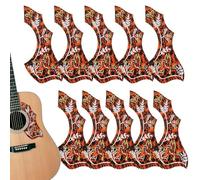 Pickguard de guitarra, Guardias de selección de guitarra eléctrica,10 piezas Guardia de selección de guitarra acústica de PVC | Accesorios de graves anti-jóvenes para jóvenes