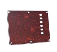 Pickguard de, Placa de la Cavidad de Trémolo de la Cubierta de la Guitarra Guitarra de la Cubierta Trasera de la Posterior Pickguard Tremolo Cavity Plate para la Eléctrica de Estilo Moderno (Rojo