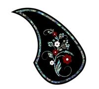 Pickguard para guitarra acústica, guitarra Pickguard,Protector de rascar para instrumento de cuerda - Pickguard de protección resistente a la lágrima vintage para la interpretación del escenario de la