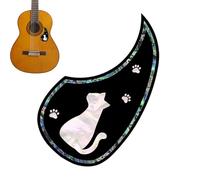 Pickguard para guitarra, Pickguard acústico - Reemplazo del protector de instrumentos de cuerda - Pickguard de protección resistente a la lágrima vintage para la interpretación del escenario de la gui