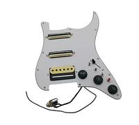 Pickguard Precableado Cargado Pastillas De Guitarra Humbucker Pastillas Alnico 5 HSS Arnés De Cableado Push-Pull Single Cut Set