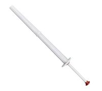 Pickle Fork - 8" Pickle Grabber | 4-Claw Pick up Tool for Píckle & Peppers, Stainless Steel Kitchen Accessory for Narrow Jars, Secure Grip Remover for Restaurants & Delis, 1-Pack White Red