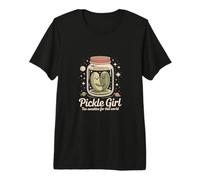 Pickle Girl es Demasiado Sensible para Este Mundo Kawaii Camiseta Premium