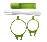 Pickle Grabber - Tenedor de postre de acero inoxidable para cocina, herramienta portátil para recoger pepinillos para negocios, hotel, restaurante, dormitorio, alquiler de apartamentos