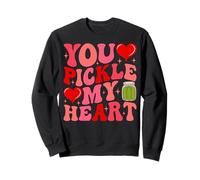Pickle Heart Cute Kawaii Dill Love Valentine Vibes Sudadera