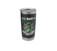 Pickle Lover Pepino Gimnasio Encurtidos Vegetales Fitness Vegano Vaso térmico de acero inoxidable de doble pared