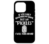 Pickle Merch - Bonito diseño Divertido para Amantes de los pepinillos Carcasa para iPhone 16 Pro