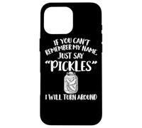 Pickle Merch - Bonito diseño Divertido para Amantes de los pepinillos Carcasa para iPhone 16 Pro MAX