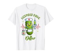 Pickle Nurse Life ER UCI Enfermería Pickle Licenciado Diller de Drogas Camiseta