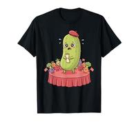 Pickle Performer Momento de Miedo escénico Humor Vegetal Camiseta