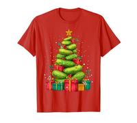 Pickle Pile Pepino Eneldo Árbol de Navidad Navidad Camiseta