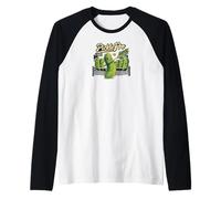 Pickle Pro Funny Tennis Player Dill Pickle Graphic Camiseta Manga Raglan