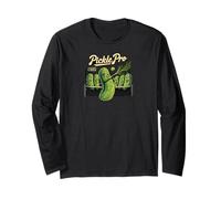 Pickle Pro Funny Tennis Player Dill Pickle Graphic Manga Larga
