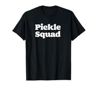 Pickle Squad Funny Cute Pickleball Dink Team 80s Retro Camiseta