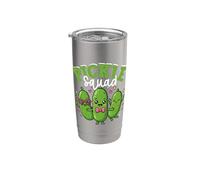Pickle Squad - Pickle Lover Pepino Vegetal Pickles Pickles Vegano Vaso térmico de acero inoxidable de doble pared
