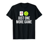 Pickleball and Mahjong Just One More Game Funny Camiseta