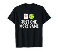 Pickleball and Mahjong Just One More Game Funny Camiseta