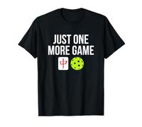 Pickleball and Mahjong Just One More Game Funny Camiseta